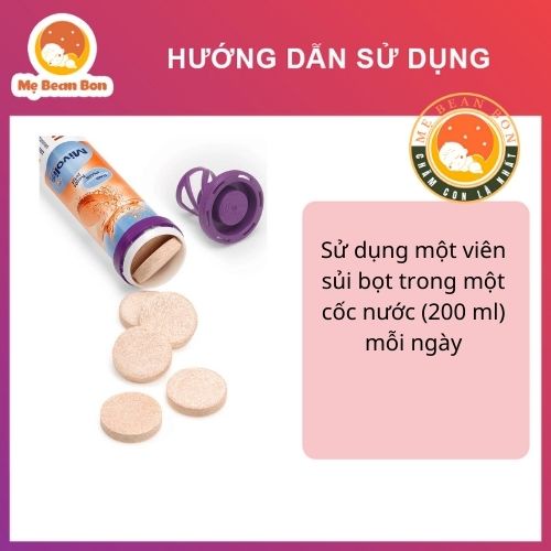 VIÊN SỦI VITAMIN TỔNG HỢP MIVOLIS MULTIVITAMIN 20 viên, đức, bổ sung 10 loại vitamin có lợi cho sức khỏe, hương cam ngon