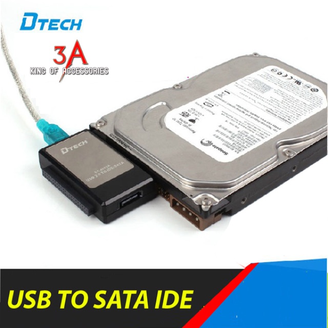 Bộ chuyển ata sata qua usb dtech