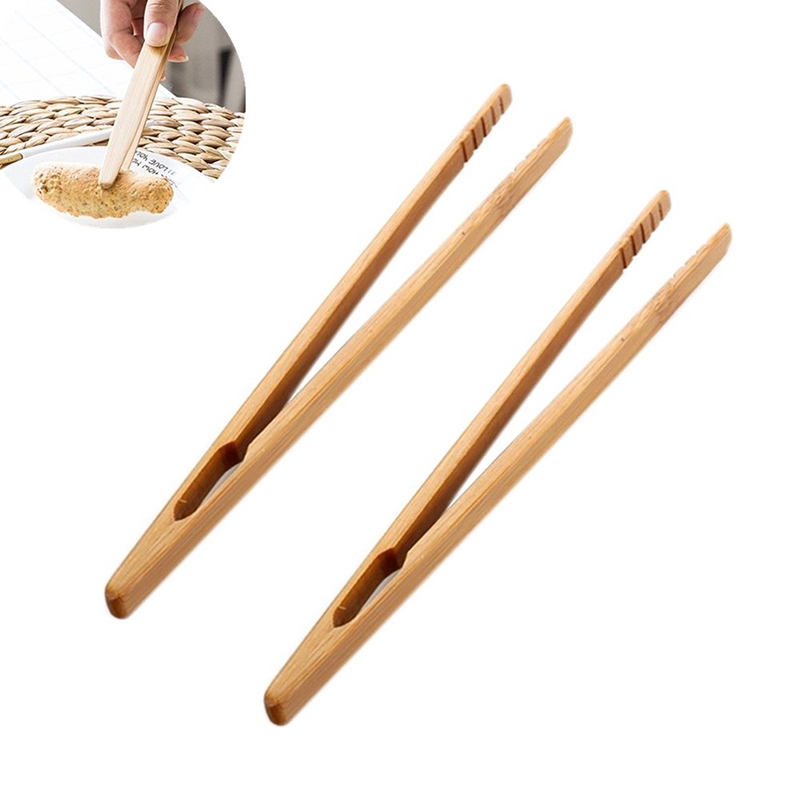 Dụng Cụ Kẹp Gắp Thức Ăn Bằng Tre Dài 18cm