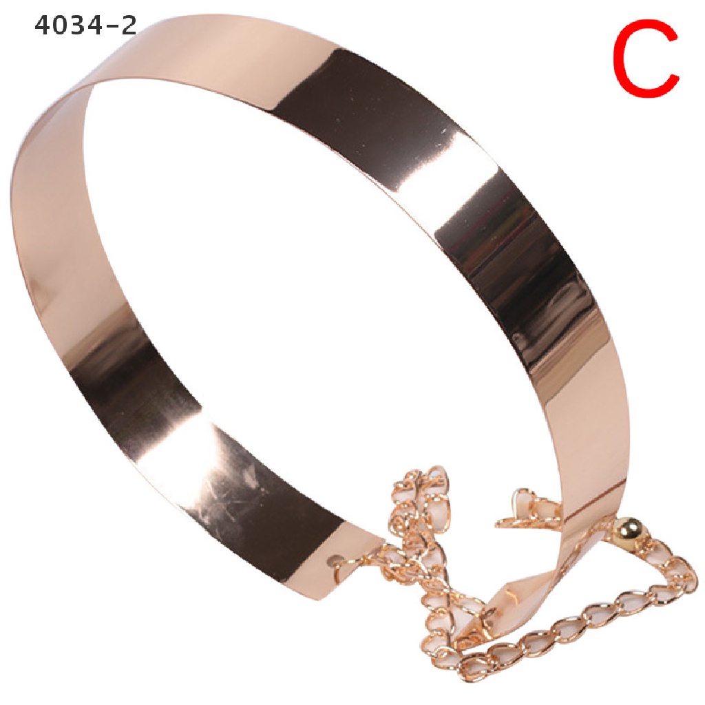 Thắt Lưng Dây Xích Kim Loại Bản Rộng 2-3.5cm 4034-2 Cho Nữ