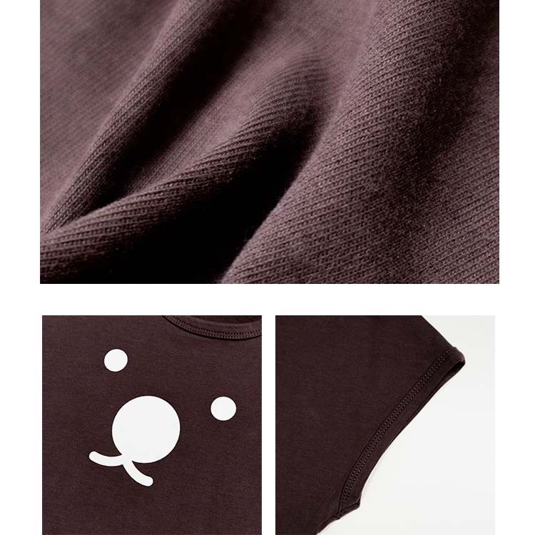 Áo thun tay ngắn in hình gấu thời trang dễ thương cho bé gái