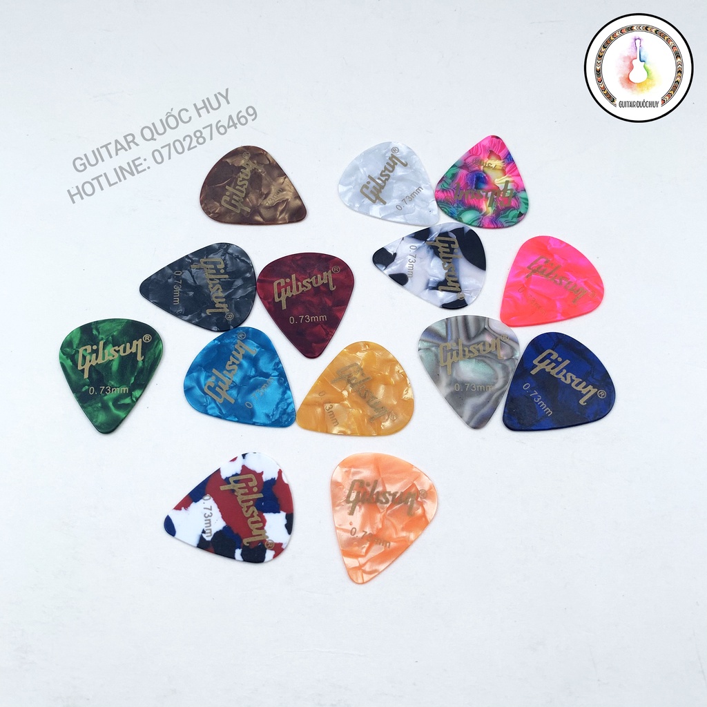 Pick - phím gảy đàn Guitar - Thương hiệu Fender và Gibson