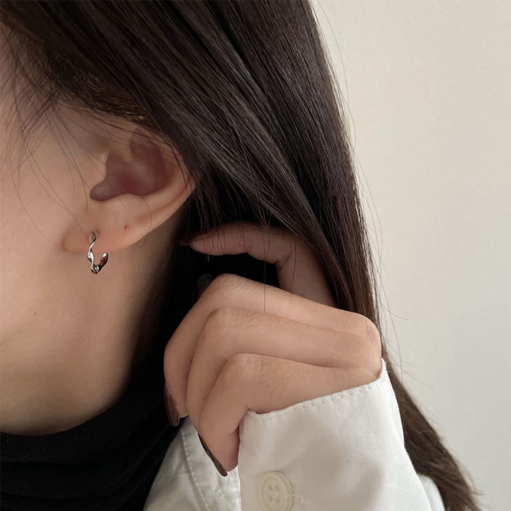 Khuyên Tai Tròn Xoắn Nhiều Màu Thời Trang Hàn Quốc Cho Nữ