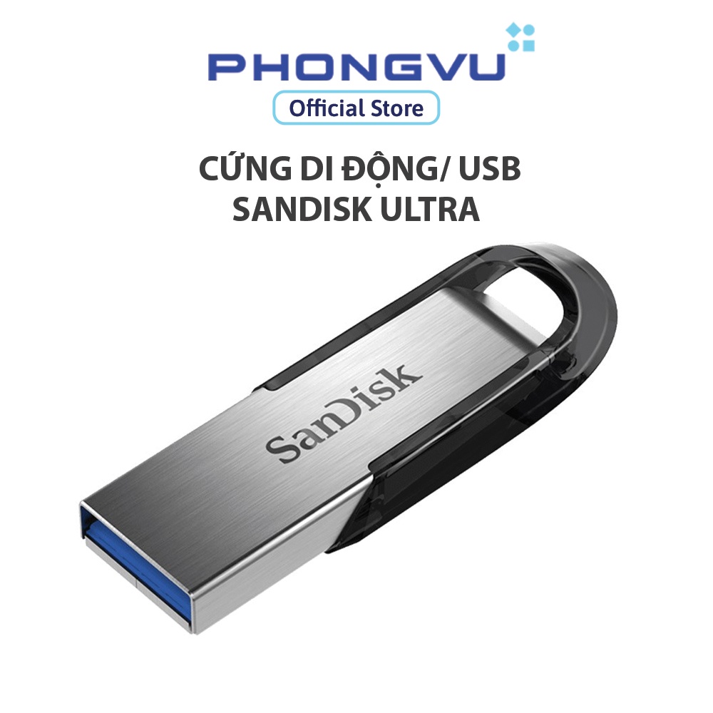 ổ cứng di động/ USB Sandisk 128GB  Ultra - Bảo hành 60 tháng