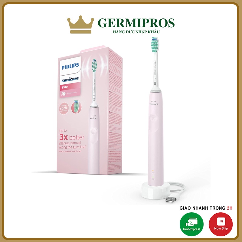 Bàn chải điện Philips HX3651/11 series 2100 màu hồng