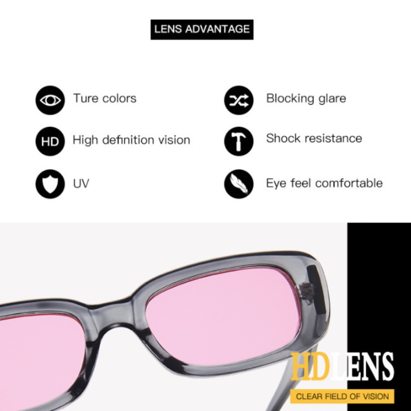 Mắt kính chống tia UV400 gọng nhỏ cổ điển thời trang phương Tây sành điệu cho nam và nữ