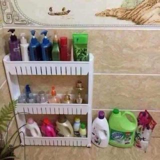 Kệ 3 tầng có bánh xe.