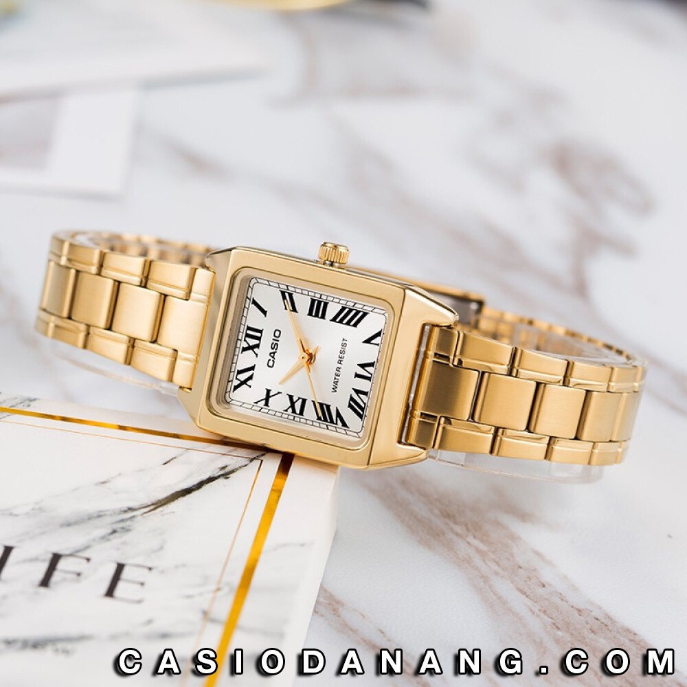 Đồng hồ nữ dây kim loại Casio chính hãng Anh Khuê LTP-V007G-9BUDF