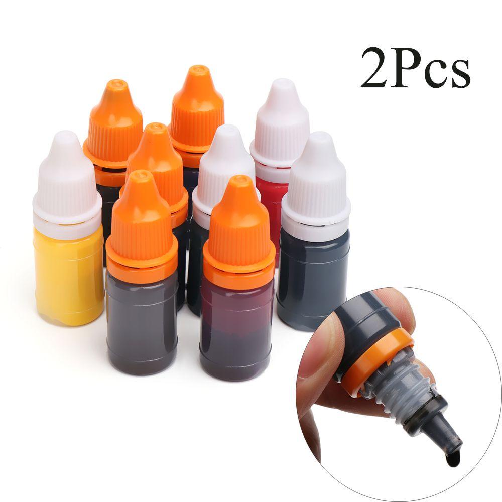 Set 2 Hộp Mực In Thủ Công DIY Tiện Dụng Cho Văn Phòng / Trường Học