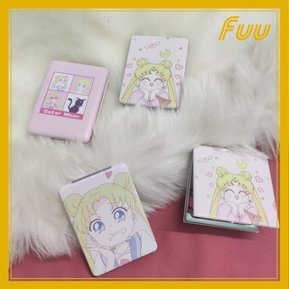 (Đọc kĩ mô tả) Gương 2 mặt Thủy Thủ Mặt Trăng (Sailor Moon) mẫu 1