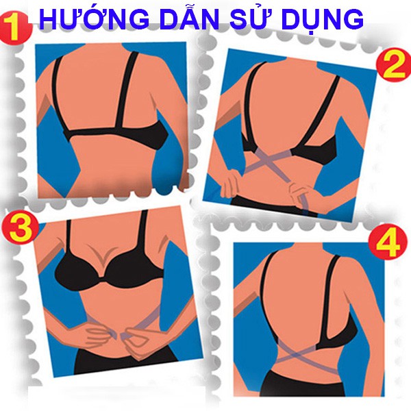 Combo 4 Móc Nối Dây Áo Ngực Hở Lưng,Áo Ngực,Áo Ngực Không Dây,Áo Ngực Bra,Áo Ngực Không Gọng | BigBuy360 - bigbuy360.vn