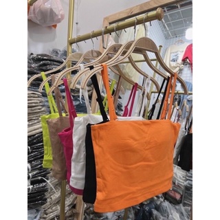 Áo 2 dây croptop có sẵn mút ngực