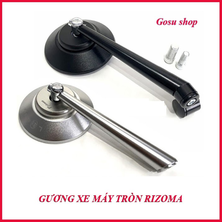 ☢♤Gương tròn xe máy Vespa Rizoma, SH Mode, Lead, côn