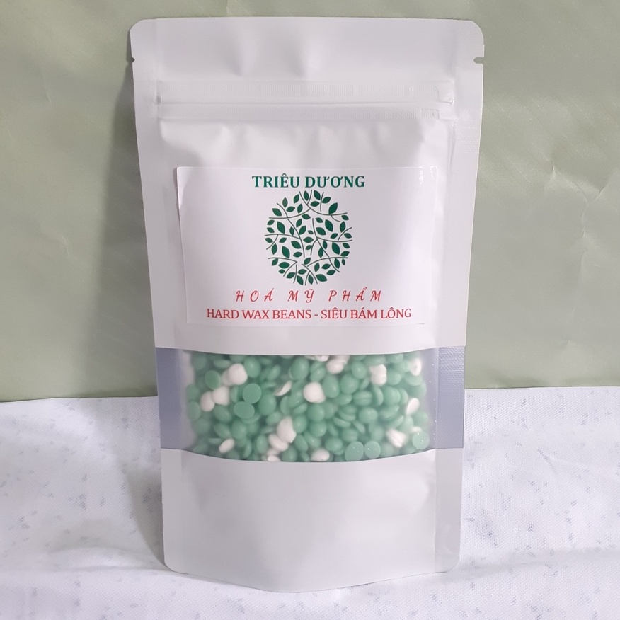 Sáp wax lông nóng hạt đậu Hard wax beans TD, bịch 100gr, bám lông và đi lông cực tốt.(Miễn phí que sáp).