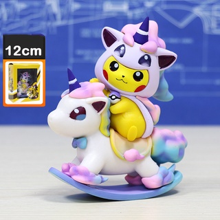 Pokemon Pokémon Trojan Unicorn Horse Pikachu Model Action Figure Decoration Toy Figure Collectible Gifts