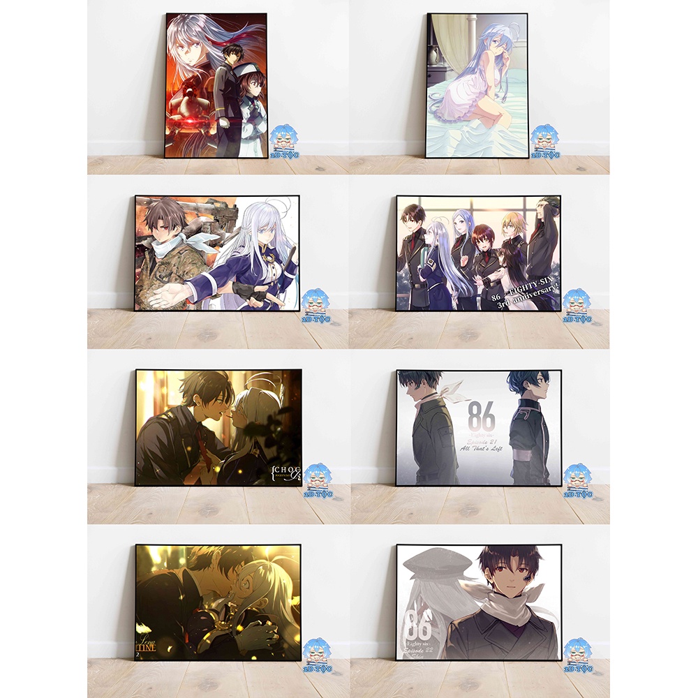 ẢNH POSTER A3 CHẤT LƯỢNG CHUẨN ANIME MANGA LIGHT NOVEL 86 EIGHTY SIX (12) - TRANH DÁN TƯỜNG 2D TỘC SHOP