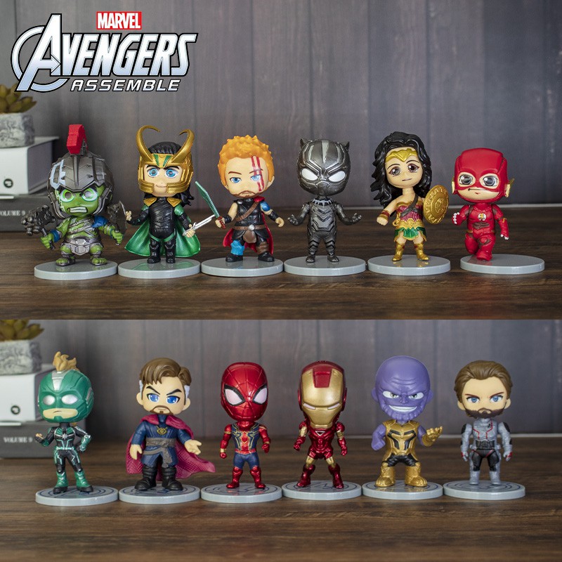 (Chất) Mô hình chibi các nhân vật avenger hàng siêu đẹp
