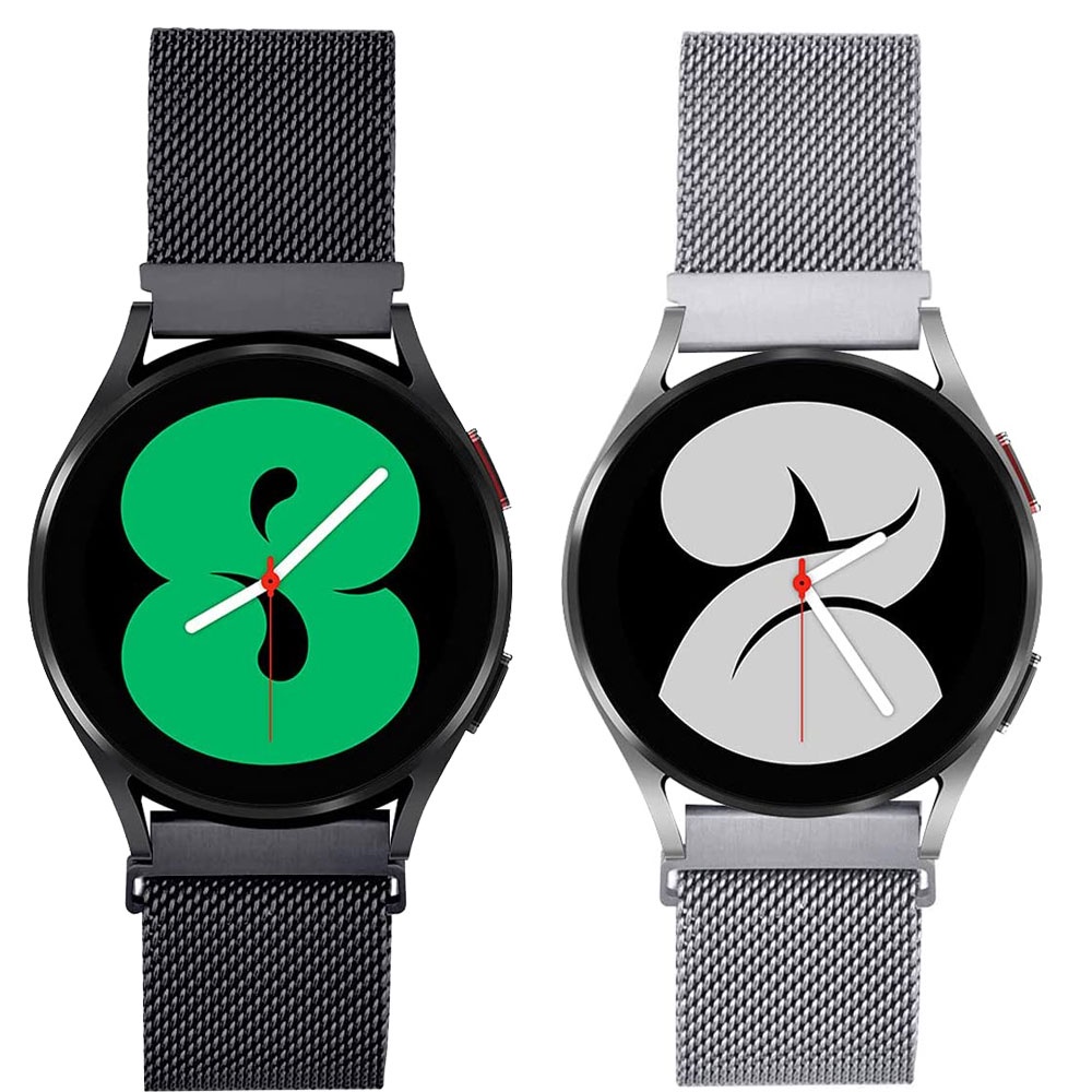 Dây Đeo Inox Milanese Cho Đồng Hồ Thông Minh Samsung Active 2 Gear S3 band 22mm 20mm Galaxy watch 4
