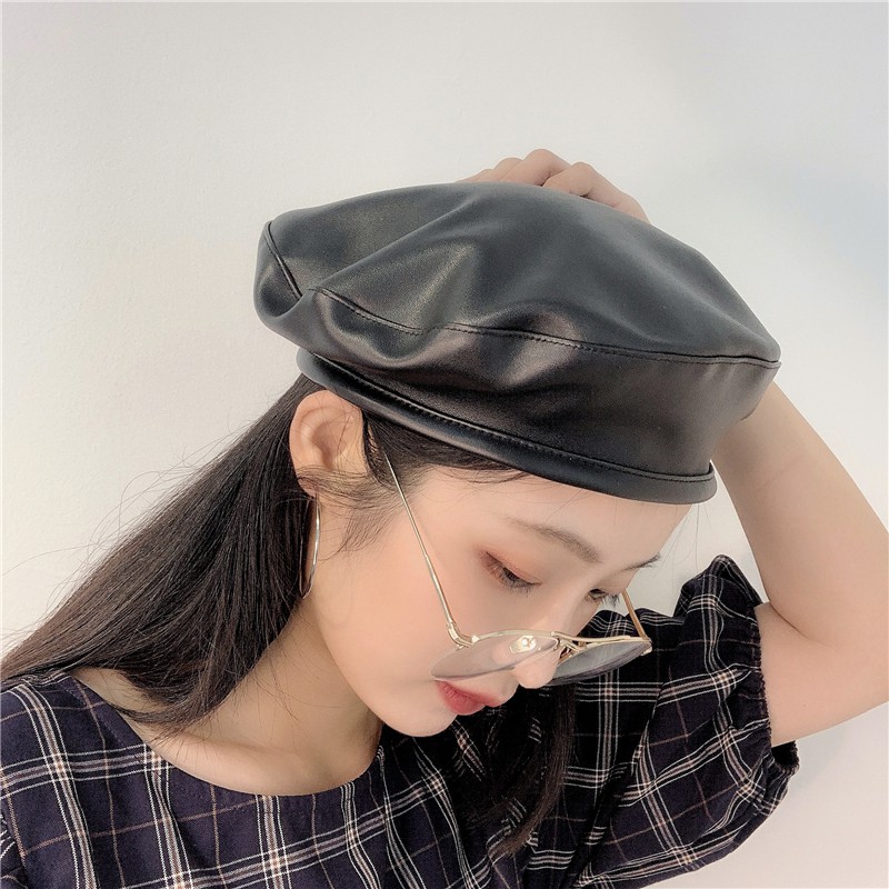 Mũ Beret Màu Sắc Thời Trang Mùa Hè Phong Cách Hàn Quốc Cho Nữ