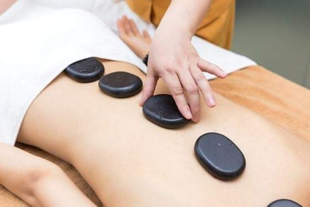 Đá Nóng, Massage Body Đái Tròn Đá Oval Đá Spa Đông Y Massa Mặt Đả Thông Kinh Lạc Oval 8x6cm tròn 8x8cm kẹp chân 3x4cm