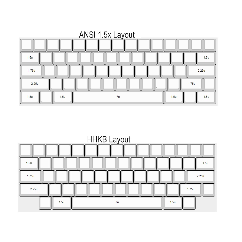 Công Tắc Gầm YMDK GH60 HHKB-style Oni Có Thể Lập Trình RGB VIA Tương Thích Với Tokyo 60