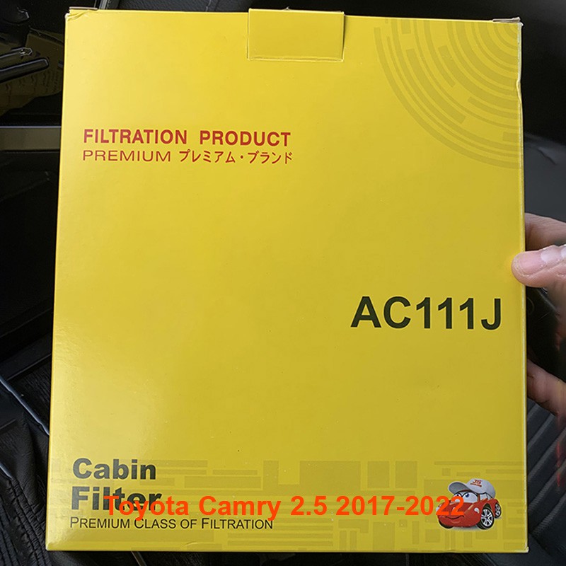 Lọc gió điều hòa AC111J-5 dành cho Toyota Camry 2.5 2017, 2018, 2019, 2020, 2021, 2022 87139-0E040 JS Asakashi