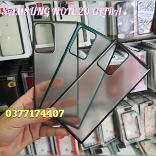 Ốp lưng dẻo KST Desing nhám cho Samsung Note 20/ Note 20 Ultra viền màu chống vân tay