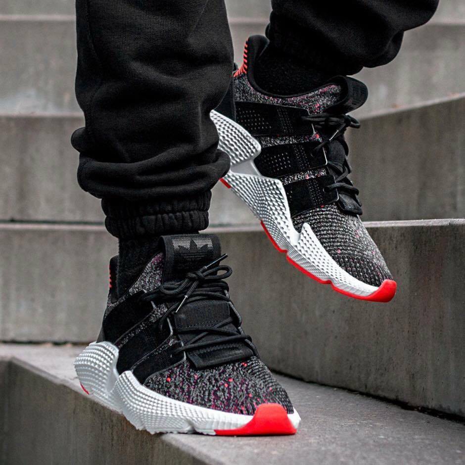 [TẶNG KÈM 2 MÓN] Giày Sneakers  Prophere Đen Cam