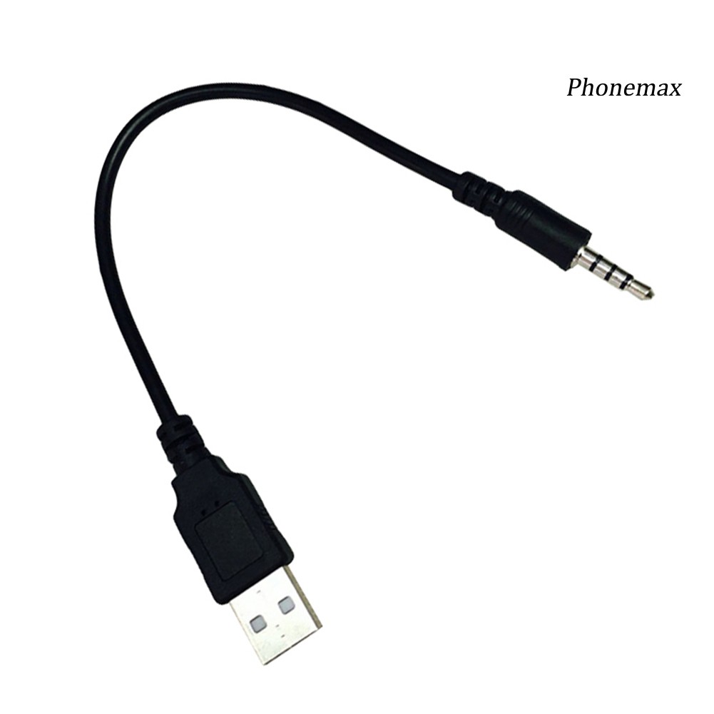 Dây Cáp Âm Thanh Chuyển Đổi Từ Đầu Cắm 3.5mm Sang Cổng Usb Aux Dành Cho Mp3 Trên Xe Hơi