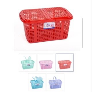 Size đại giỏ nhựa duy Tân - giỏ Đi sinh cho mẹ