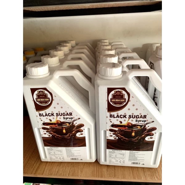 Syrup Đường Đen Hàn Quốc Black Sugar Can 2.5kg