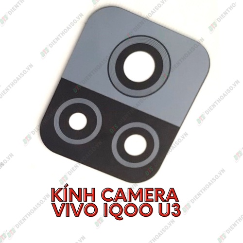 Mặt kính camera vivo iqoo u3 có sẵn keo dán