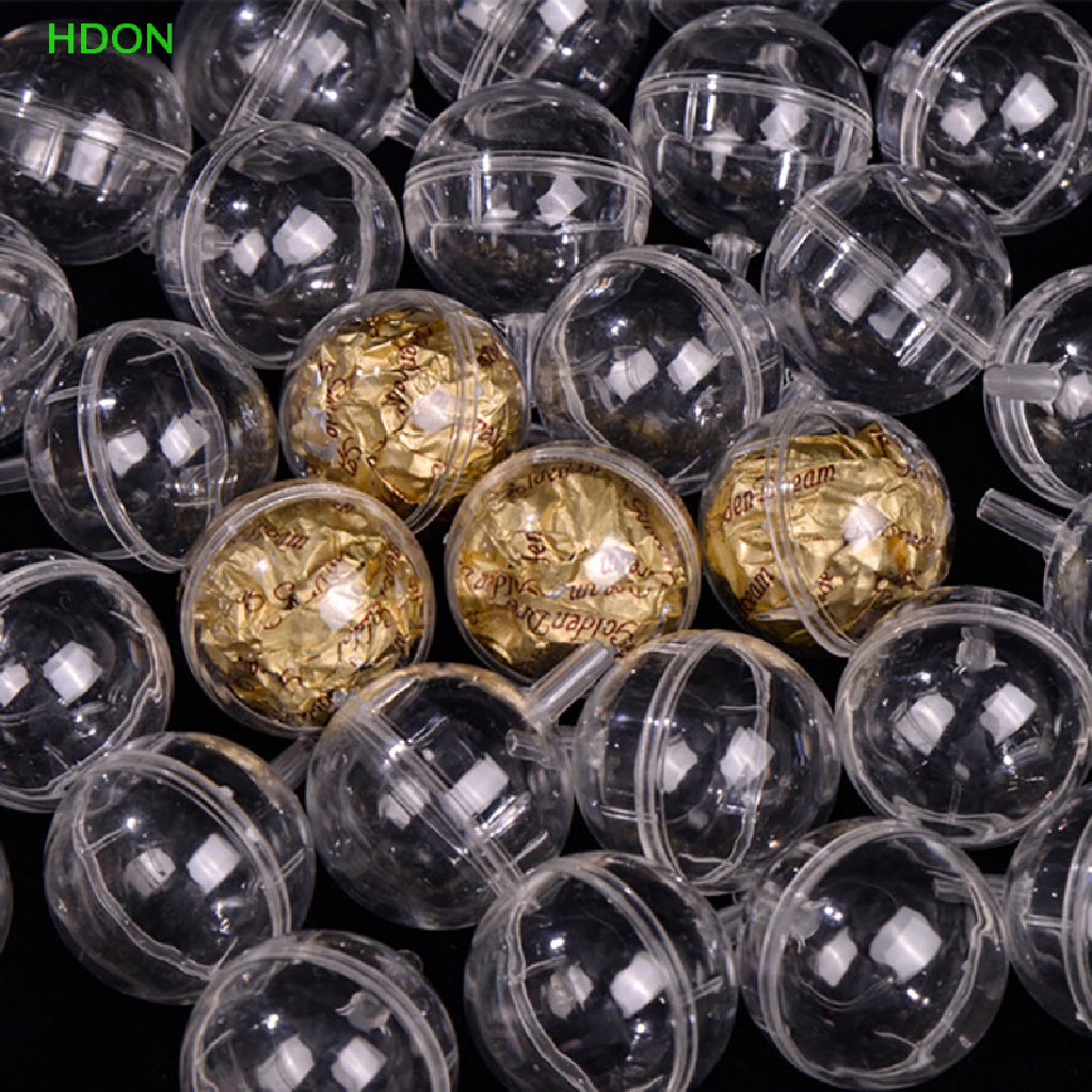 Set 50 Hộp Nhựa Trong Suốt Đựng Kẹo Sô Cô La