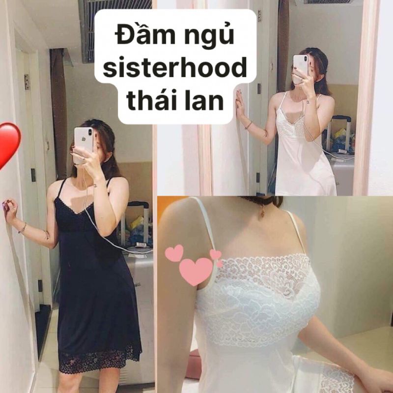 Đầm Ngủ thun Lạnh Sisterhood Thái Lan