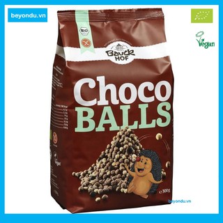 Ngũ cốc socola hữu cơ Bauckhof dạng viên tròn
