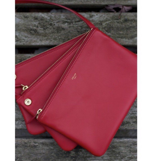 Túi đeo chéo hiệu xê lin mua 1 tách ra làm 3 chiếc mới 98%