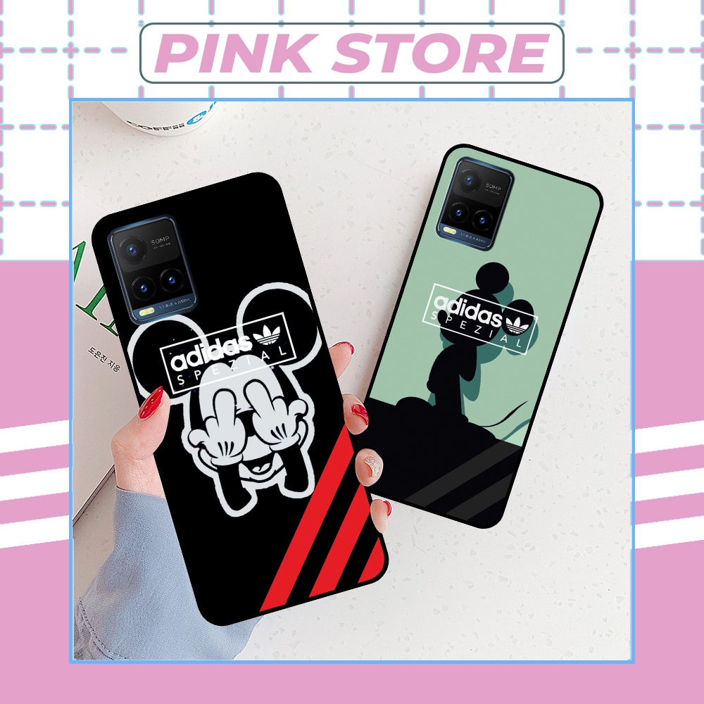 Ốp Vivo Y21 / Y21s / Y33s in hình hoạt tiết basic thombrowne,mickey đáng yêu siêu hot