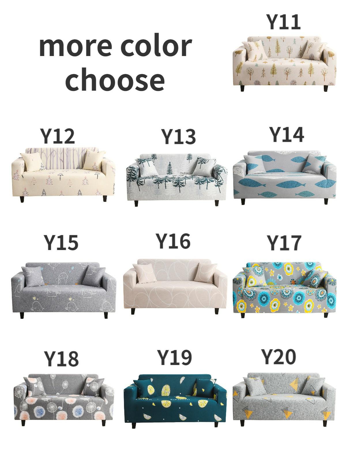 Bộ 1 / 2 / 3 / 4 Miếng Bọc Ghế Sofa Họa Tiết Tự Chọn