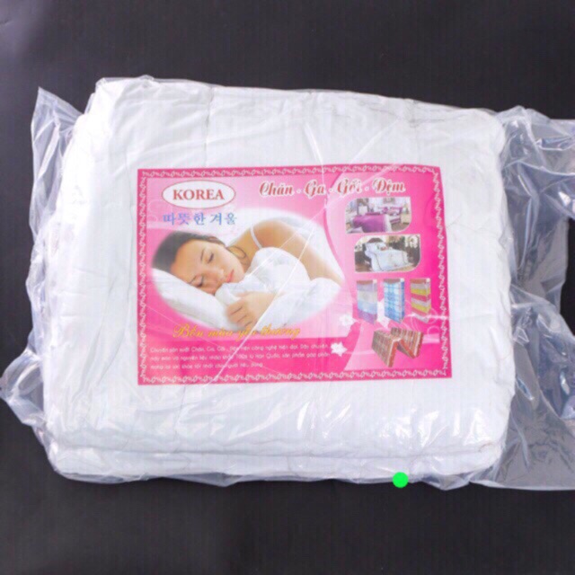 Ruột chăn phin cotton trắng cao cấp