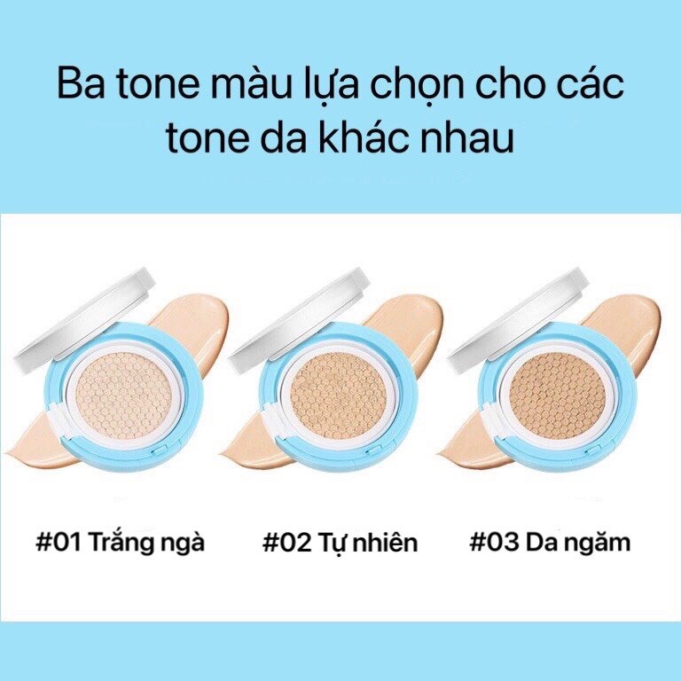 Phấn nước LAMEILA cấp ẩm che khuyết điểm Hydrating And Light Concealer Cushion BB Cream mềm mịn tự nhiên kiềm dầu LAML28 | BigBuy360 - bigbuy360.vn