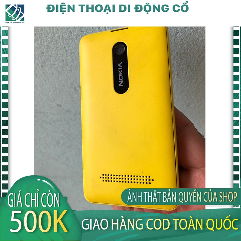 Điện thoại cổ Nokia ASHA 210, Máy ĐẸP, ZIN NGUYÊN BẢN 100%- BH 12 tháng 1 đổi 1 TRONG THÁNG ĐẦU TIÊN