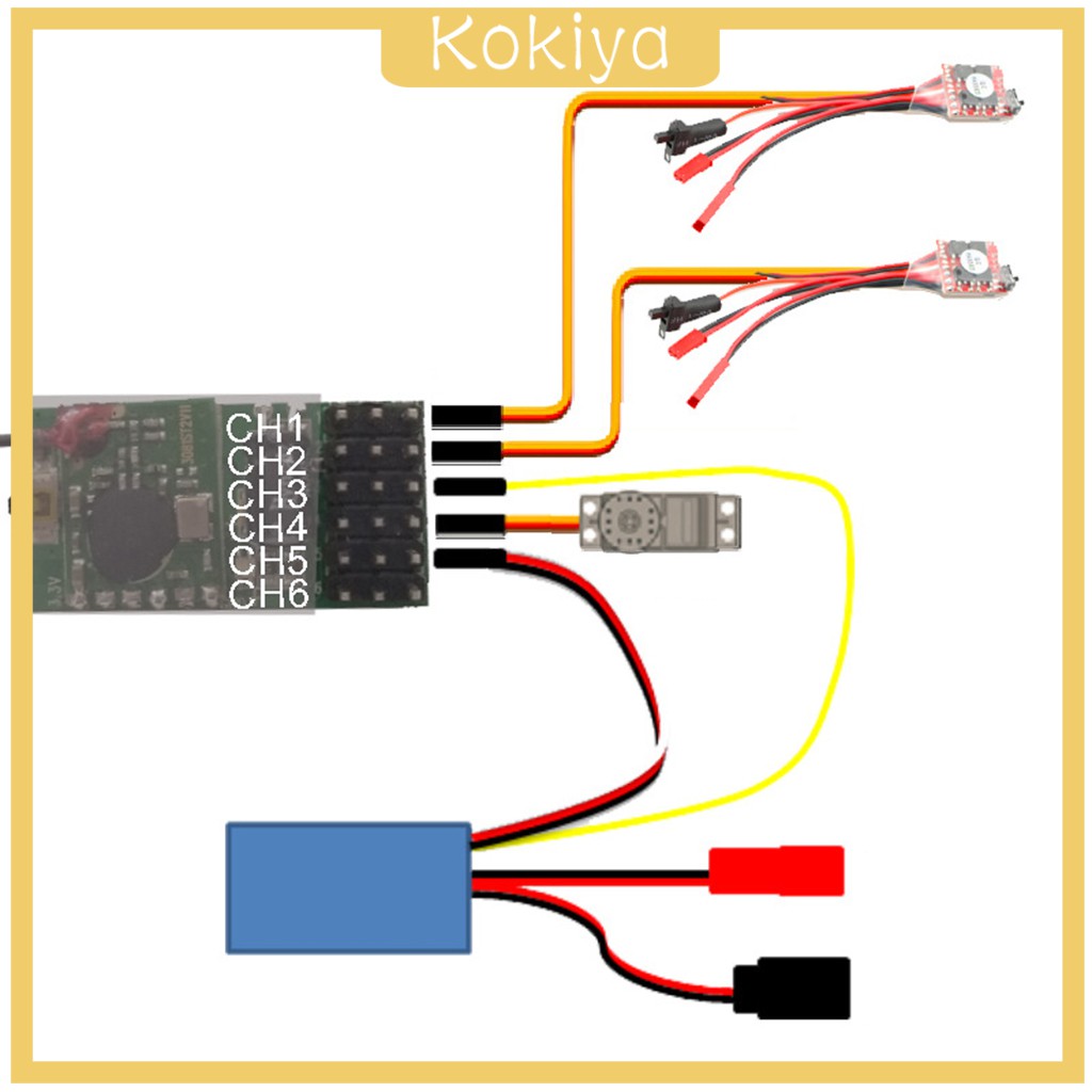 Bộ Nhận Tín Hiệu 6 Kênh X6Fg Cho Xe Hơi Điều Khiển Từ Xa