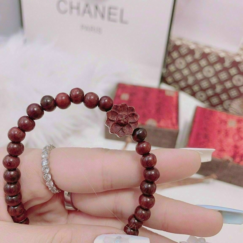 [Kèm hộp gỗ] Vòng tay trầm hương 108 hạt hàng chuẩn