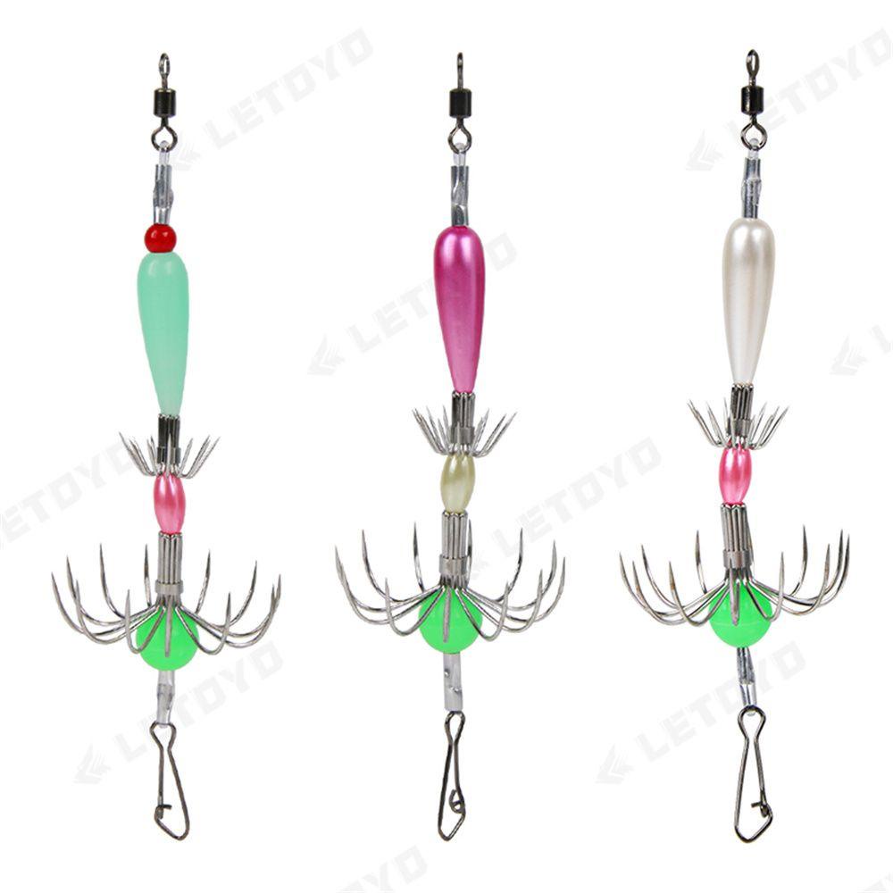 Mồi Câu Cá Giả Hình Con Mực / Dù Nhỏ Bằng Thép Không Gỉ SHOUKEY