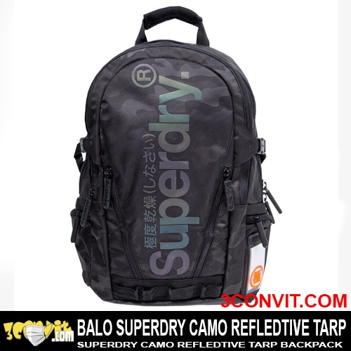 Balo laptop 15.6 inch Phản Quang Chống Nước Super.Dry Camo Reflective Tarp Rucksack