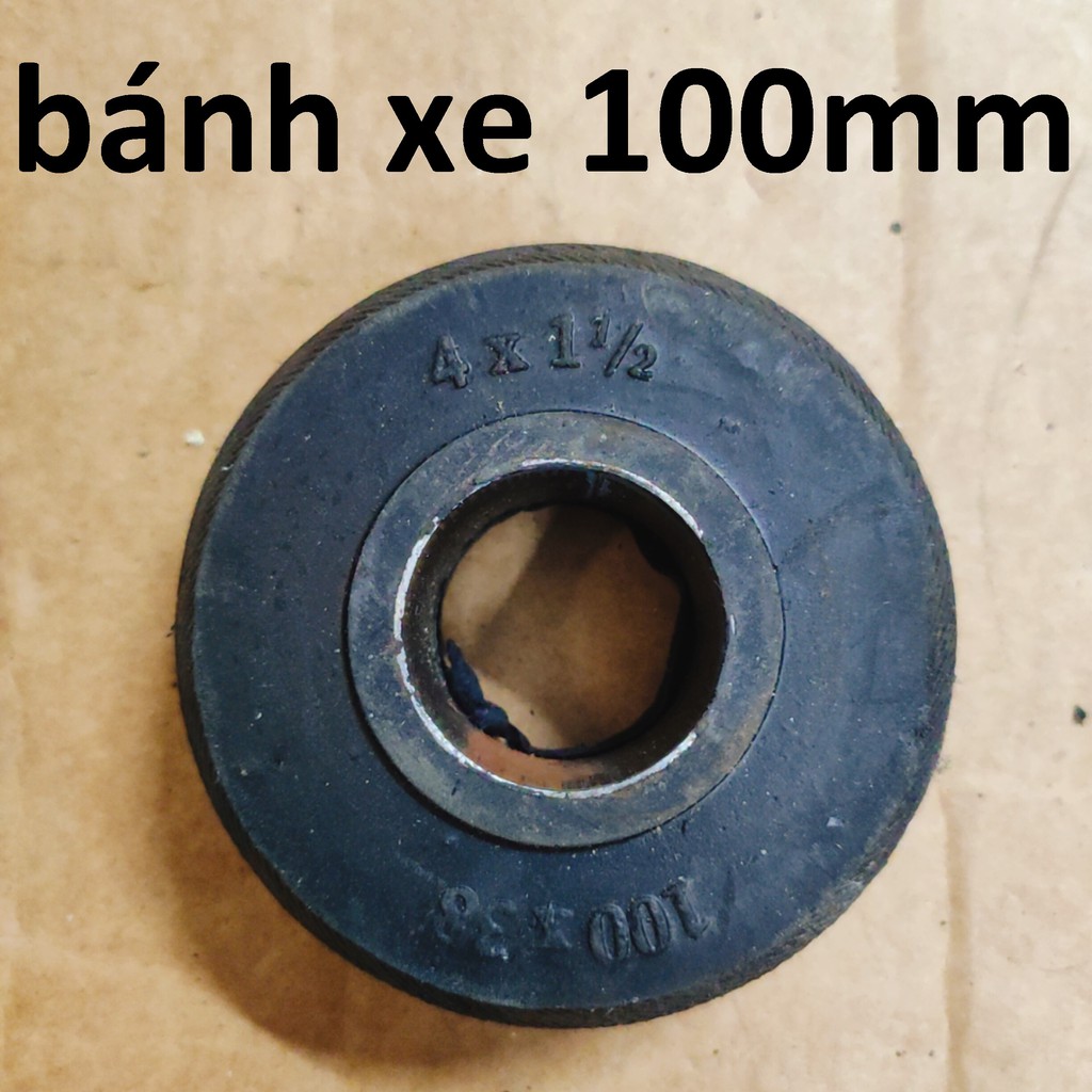 Bánh xe đẩy 100mm, hàng rời (không bao gồm vòng bi/ bạc đạn)