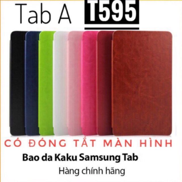 Bao da Samsung Tab A 10.5 2018/ T595 hiệu Kaku dạng Stand