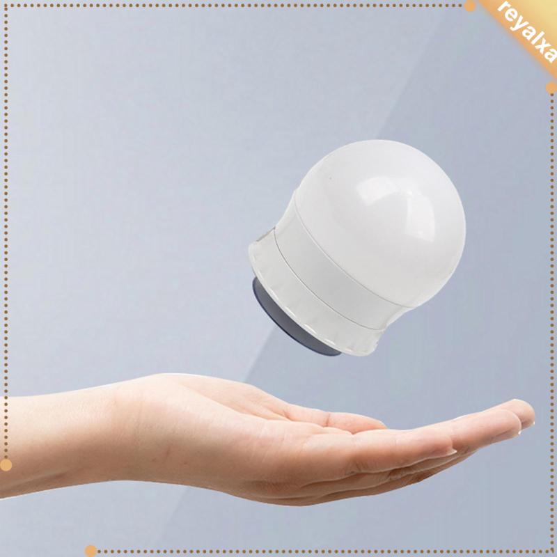 Đèn LED 10 Bóng Gắn Gương Trang Điểm Có Cốc Hút Sử Dụng Pin Để Bàn Trang Điểm