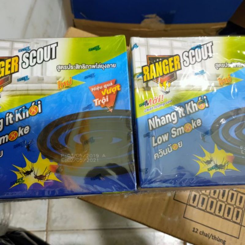 Nhan muỗi ít khói Thái Lan (5hộp)