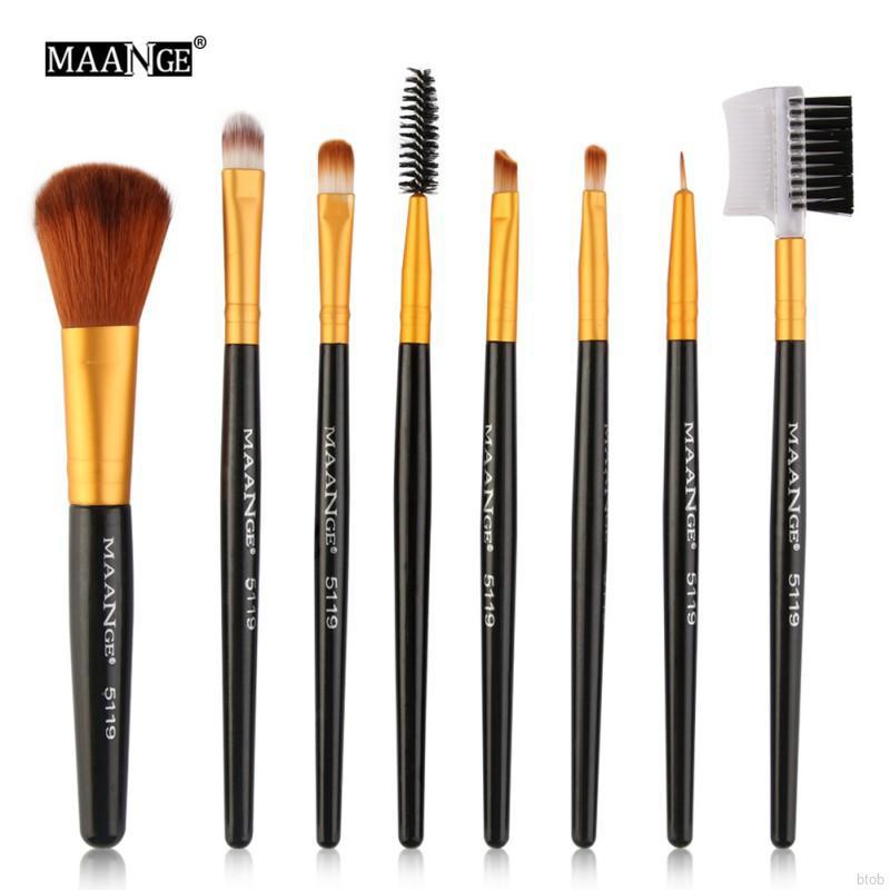 Bộ 8 cọ trang điểm MAANGE